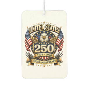 250 Anniversary USA 250 Years Car Air Freshener
