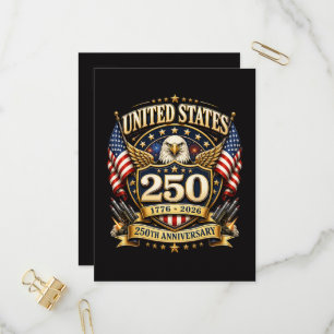 250 Anniversary USA 250 Years Invitation Postcard