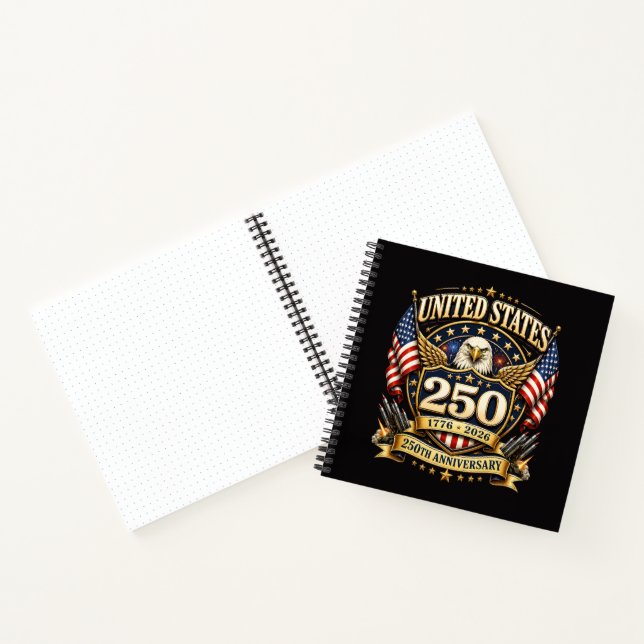 250 Anniversary USA 250 Years  Notebook (Inside)