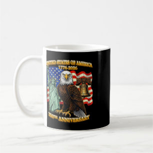 250 Anniversary Usa 250th American Flag Patriotic Coffee Mug
