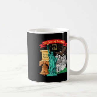 250 Anniversary Usa 250th American Flag Patriotic Coffee Mug