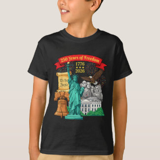 250 Anniversary Usa 250th American Flag Patriotic T-Shirt