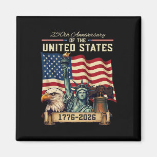 250 Anniversary Usa 250th Us Flag Patriotic 4th Of Magnet
