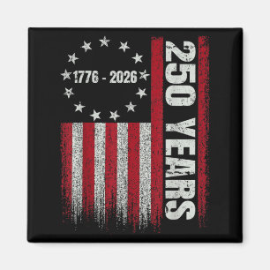250 Anniversary USA 250th US Flag Patriotic 4th of Magnet