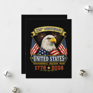 250 Anniversary USA 4th of July Patriotic Holiday Card