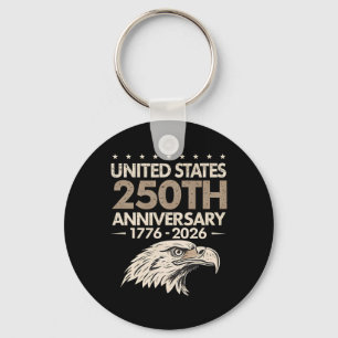 250 Anniversary Usa 4th Of July Us Flag 250th Patr Key Ring