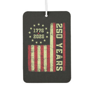 250 Anniversary Usa Flag Car Air Freshener