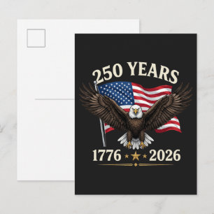 250 Anniversary USA Invitation Postcard