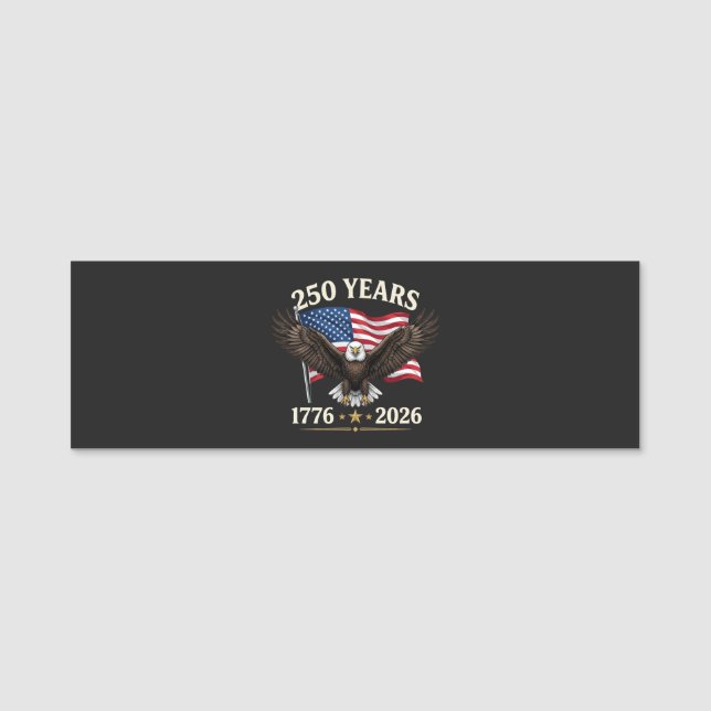 250 Anniversary USA Name Tag (Front)