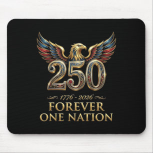250 Anniversary Usa Patriotic 4th Of July Independ Mouse Mat