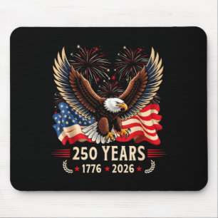 250 Anniversary USA Patriotic Eagle 250th 4th of Mouse Mat