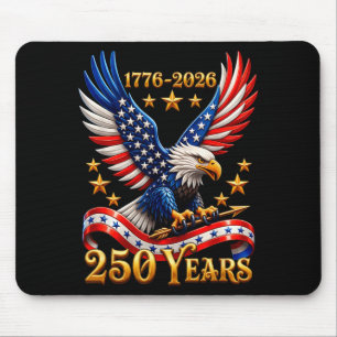 250 Anniversary USA Patriotic Eagle 250th 4th of Mouse Mat
