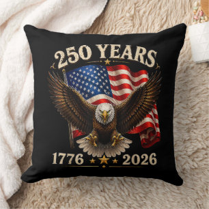 250 Anniversary USA Patriotic Eagle 250th Cushion