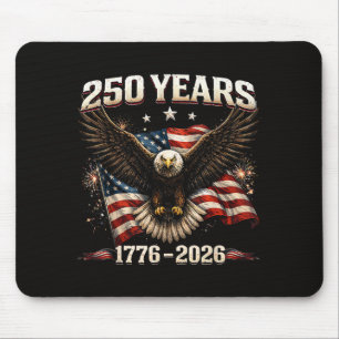 250 Anniversary USA Patriotic Eagle 250th Independ Mouse Mat