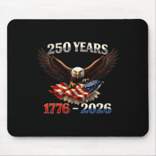 250 Anniversary Usa Patriotic Eagle 250th Independ Mouse Mat