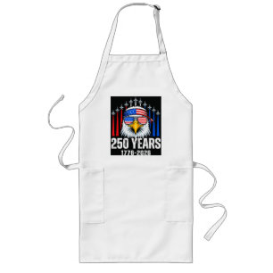 250 Anniversary USA Patriotic Eagle 250th  Long Apron