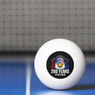 250 Anniversary USA Patriotic Eagle 250th Ping Pong Ball