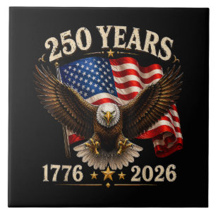 250 Anniversary USA Patriotic Eagle 250th Tile