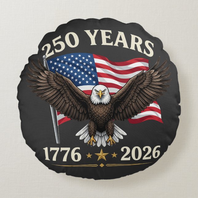 250 Anniversary USA Round Cushion (Front)