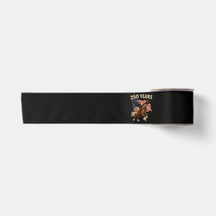 250 Anniversary USA Western Horse Eagle Satin Ribbon