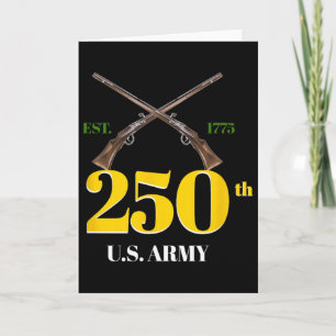 250 Army Birthday  Card