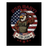 250 Baby! American Patriotic Eagle Flex 1776-2026