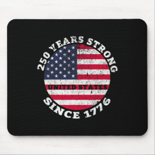 250 Birthday 1776 2026 Usa 250th Anniversary 4th O Mouse Mat