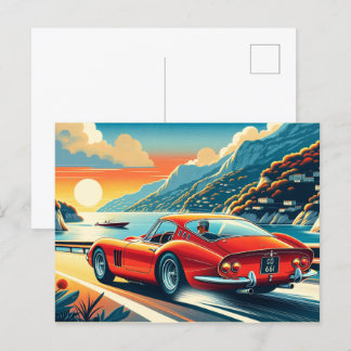 250 GTO Ferrari Inspiration Postcard