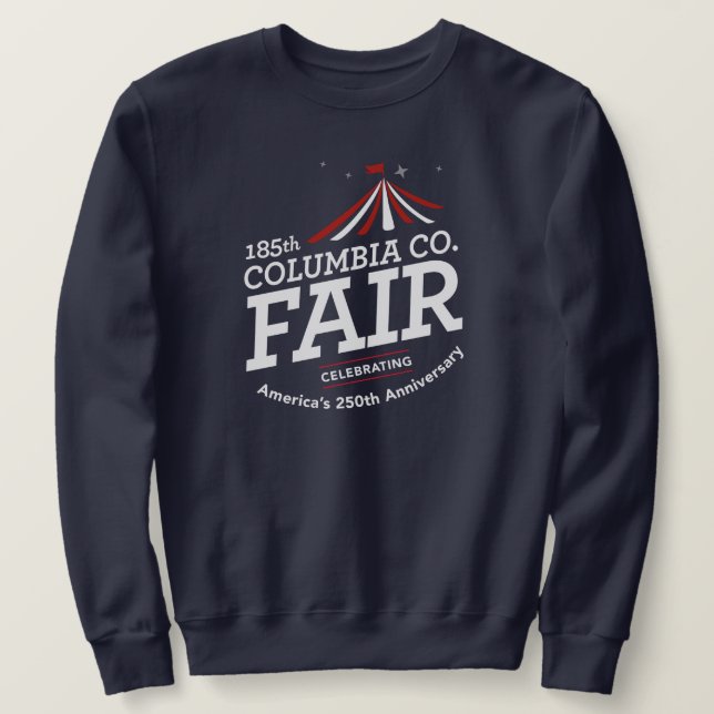 250 Mens Navy Crewneck Sweatshirt (Design Front)