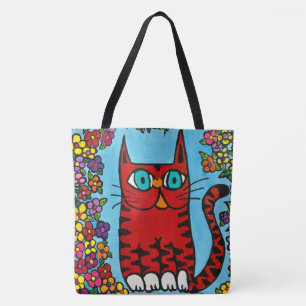 250 - Pepper the  cat -  Tote Bag