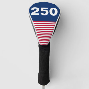250 Red White and Blue USA Anniversary Golf Head Cover