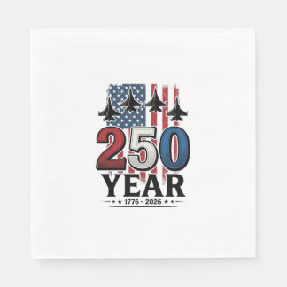 250 Year Patriotic Jet Vintage Engraving Shirt Des Napkin