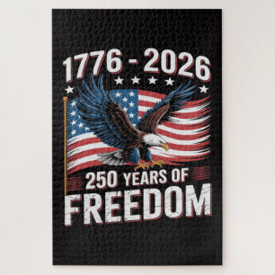 250 Years 1776 2026 250th 4th July Jigsaw Puzzle