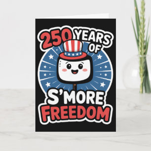 250 Years 1776-2026 250th Birthday Camping _2 Card