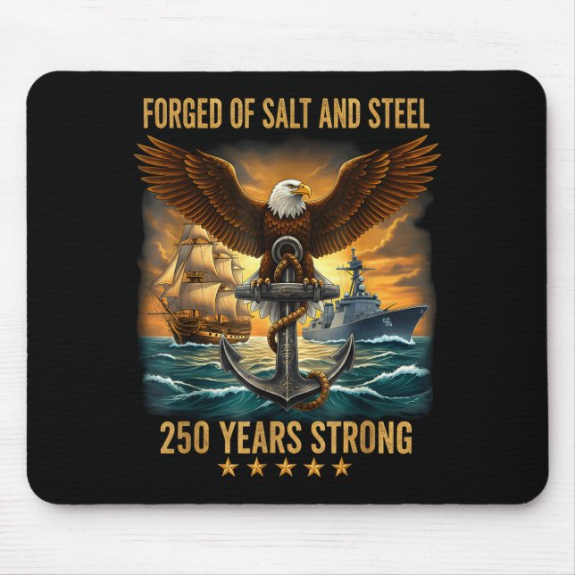 250 Years 1776-2026 250th Birthday Eagle Patriotic Mouse Mat (Front)