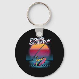 250 Years 1776-2026 250th Birthday Fishing _2  Key Ring