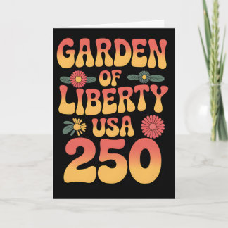 250 Years 1776-2026 250th Birthday Gardening _1  Card