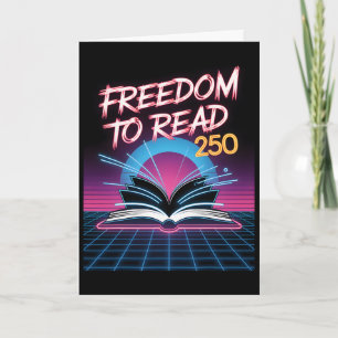 250 Years 1776-2026 250th Birthday Reading _4 Card