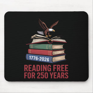 250 Years 1776-2026 250th Birthday Reading Mouse Mat