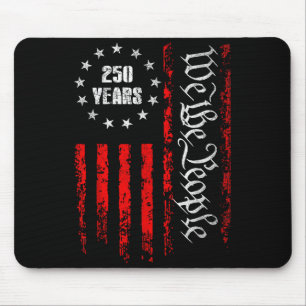 250 Years 1776-2026 250th Birthday Usa Patriotic 4 Mouse Mat