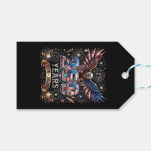 250 Years 1776 2026 4th of July Eagle 250th Annive Gift Tags