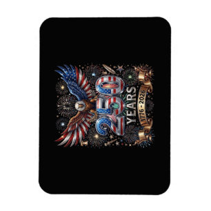 250 Years 1776 2026 4th of July Eagle 250th Annive Magnet