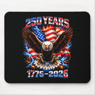 250 Years 1776 2026 America Eagle Patriotic 4th of Mouse Mat