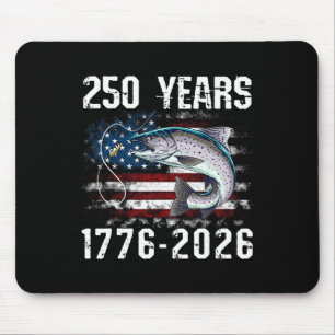 250 Years 1776-2026 Trout Fishing 250th Anniversar Mouse Mat