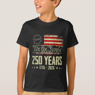 250 years 1776-2026 usa flag 250th independence T-Shirt