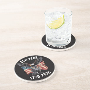 250 Years 250th Anniversary USA 4th July Coaster