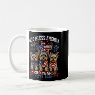 250 Years Aamerica Yorkshire Terrier Usa Dom 4th Coffee Mug
