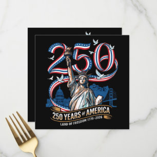 250 Years America Anniversary 1776 2026 Menu