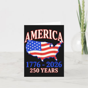 250 years america anniversary 250th independence25 card