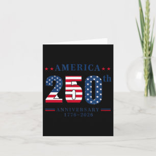 250 years america anniversary 250th independence card